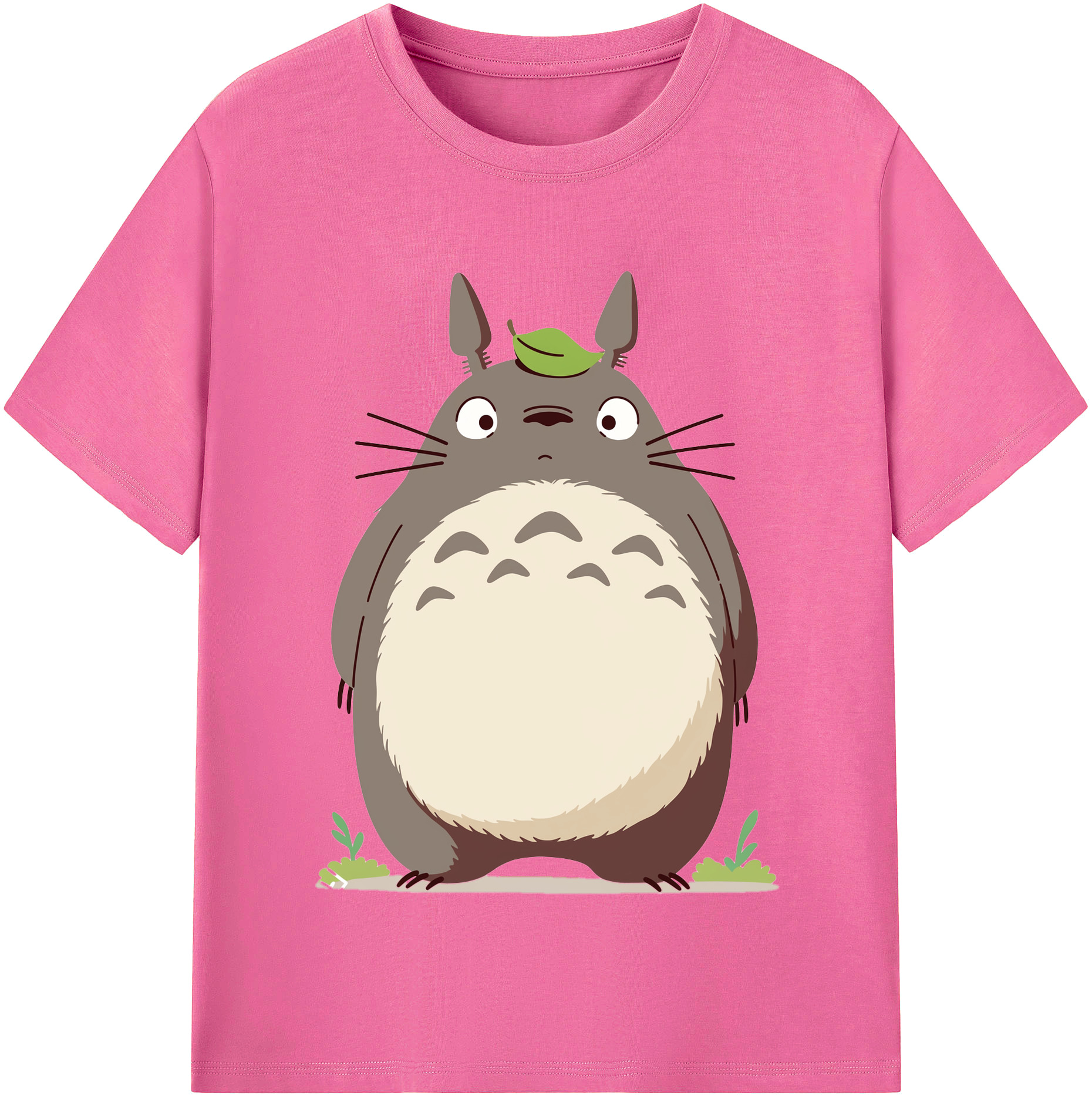 （画像用） となりのトトロ 草壁メイ 草壁サツキ My Neighbor Totoro Satsuki Kusakabe Mei Kusakabe レディースカジュアルプリントTシャツ（綿100％）